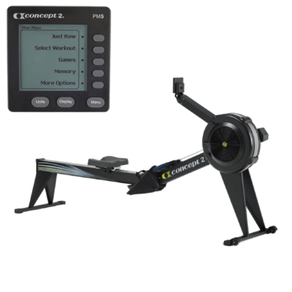 concept 2 trening cardio trening fitness czarny